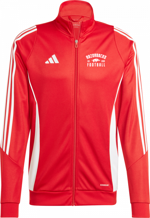 Adidas - Tr Football Full-Zip Kids - T Power Red & white