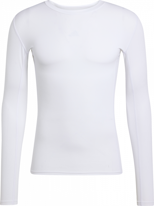 Adidas - Techfit Long Sleeve Baselayer Adults - Biały