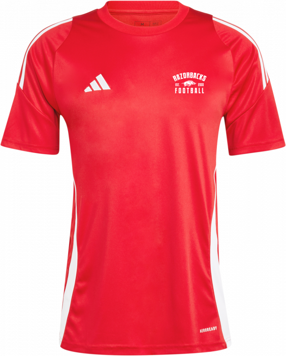 Adidas - Tr Football T-Shirt Kids - T Power Red & biały