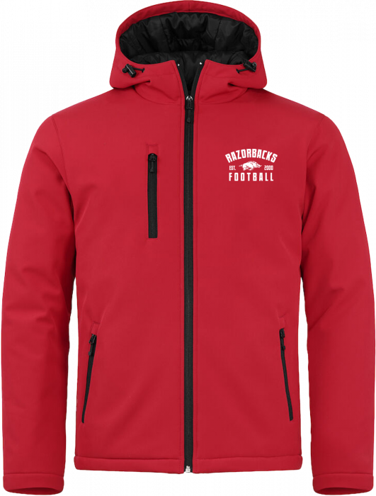 Clique - Tr Football Softshell Jacket Adults - Czerwony