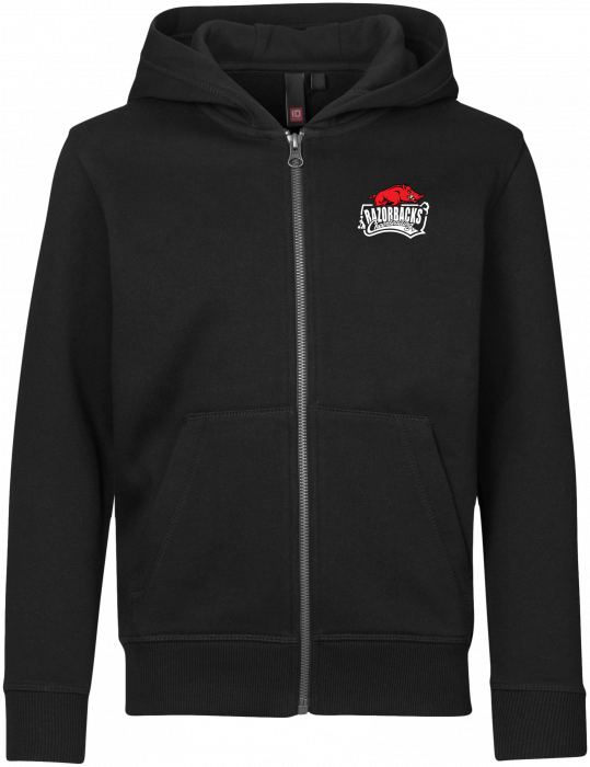 ID - Triangle Razorbacks Cheerleader Fz Hoodie Ks - Preto