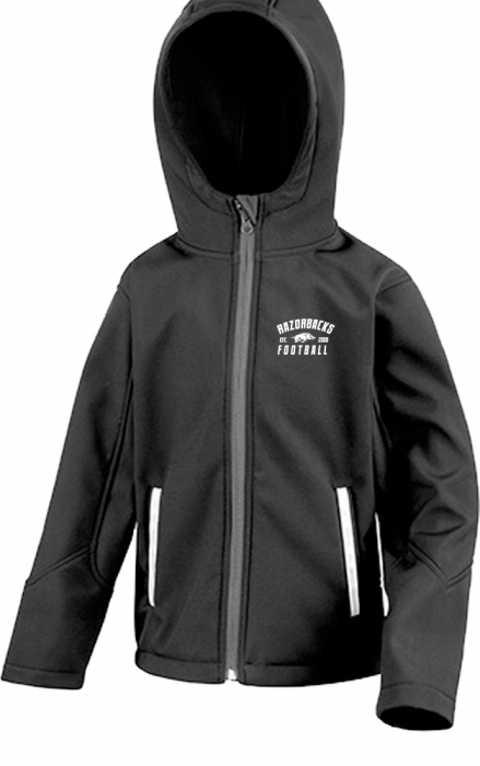 Sportyfied - Tr Football Softshell Jacket Youth - Czarny & grey