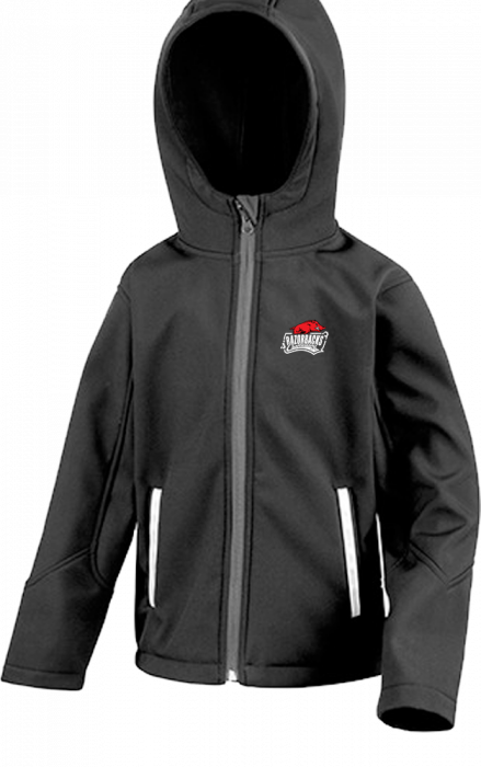 Sportyfied - Tr Cheerleader Softshell Jacket Youth - Czarny & grey