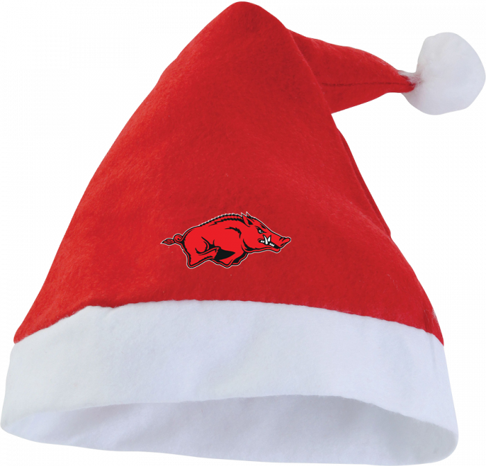 Sportyfied - Triangle Razorbacks Santa Hat - Red & white